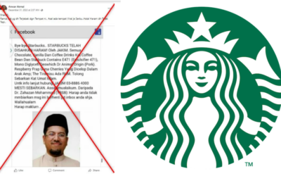 Dakwaan palsu Starbucks ‘tidak halal’ di Malaysia
