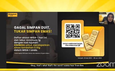HALALTUJU: Bual Bicara bersama Maybank Islamic: Gagal Simpan Duit, Tukar Simpan Emas!   Dalam keadaan ekonomi yang tidak menentu, emas telah terbukti sebagai perlindungan terhadap nilai aset. Nilai emas cenderung untuk meningkat dalam situasi ketidakstabilan ekonomi dan geopolitik, menjadikannya sebagai alat perlindungan yang berharga terhadap inflasi dan ketidakstabilan pasaran.   Tonton siaran langsung di Malaysiakini BM serta Kinihalal Facebook & LinkedIn bersama hos Syilda Ismail serta para panelis untuk lebih mengetahui mengenai pelaburan dalam emas dengan Maybank Islamic Gold Account-i (MIGA-i): 1. Dr. Adam Zubir, Perancang Kewangan Berlesen 2. Puan Tuty Marina, Ketua, Produk Baharu & Pembangunan Perniagaan, Perbankan Komuniti, Maybank Islamic Berhad  #Kinihalal #HalalTuju #Maybank2u #MaybankIslamicGoldAccount #MaybankIslamic