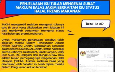 JAKIM Klarifikasi Status Halal Beberapa Premis Makanan