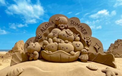 Seni Arca Pasir Di Pantai Fulong Himpun Watak Comel