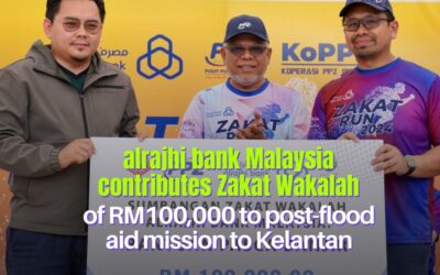 alrajhi bank Malaysia contributes Zakat Wakalah of RM100,000 to post-flood aid mission to Kelantan