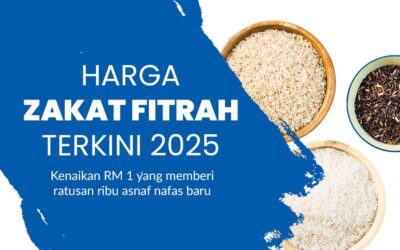 Kadar Zakat Fitrah di Selangor RM7, RM15, RM22 ikut harga beras dimakan
