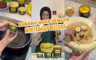 Crispy Banana Wrap menggunakan Minyak Sapi Alzara