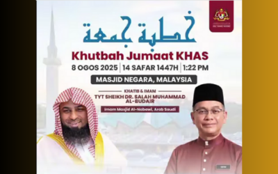 Imam Masjid Nabawi sampaikan khutbah Jumaat di Masjid Negara esok