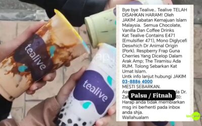 Tealive bidas dakwaan tidak halal, seru masyarakat rujuk kepada JAKIM