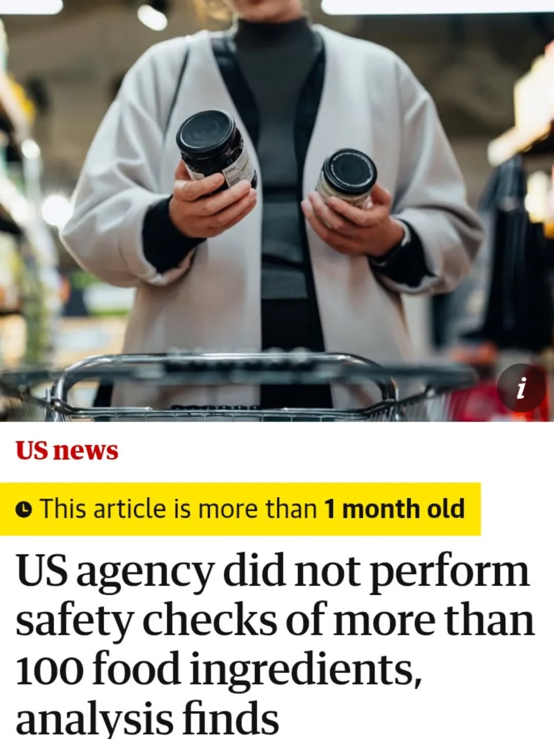 FOOD SAFETY INFO: #US AGENCY DID NOT PERFORM SAFETY CHECKS OF MORE THAN 100…