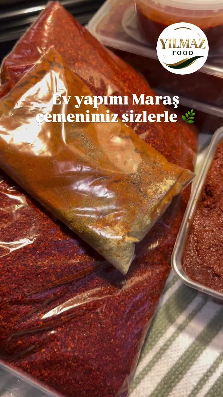 Ev yapımı Maraş çemenimiz sizlerle 🌿 Kendi dükkanımızda, kendi…