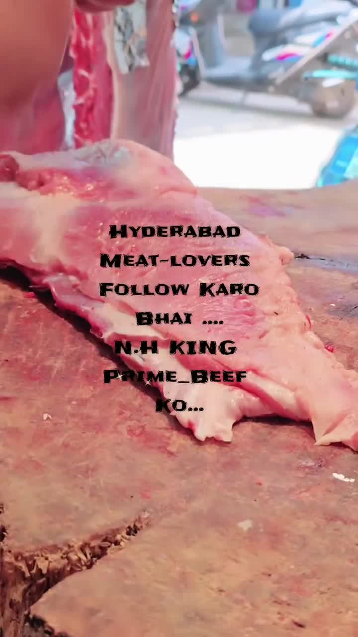Hyderabad Meat-lovers Follow Karo Bhai N.H KING Prime_Beef #hyderabad…
