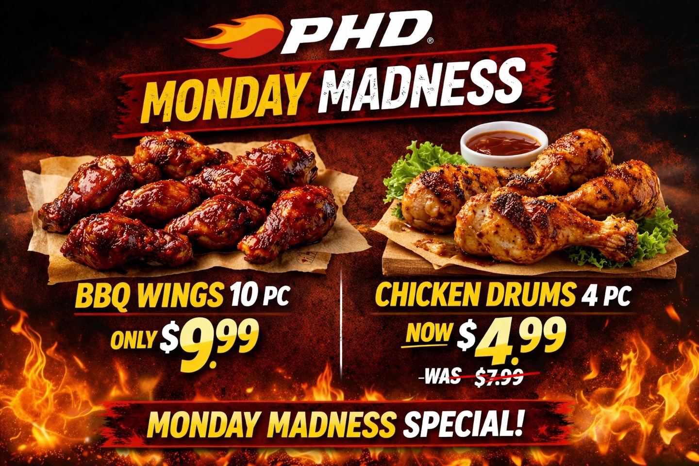 Monday special at PHD 😋 📍 Visit us in-store 2814 Howard Ave, Windsor, ON…
