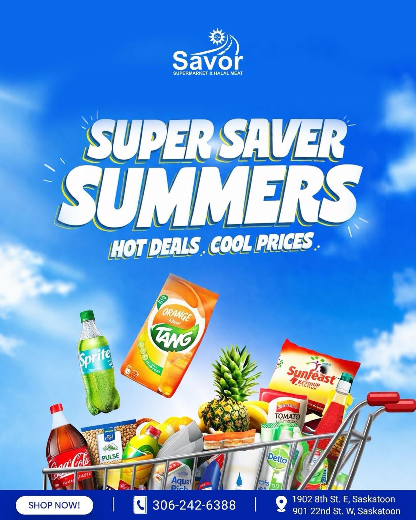 Super Saver Summers are here! 🛒 Hot deals 🔥 and cool prices ❄️ waiting just…