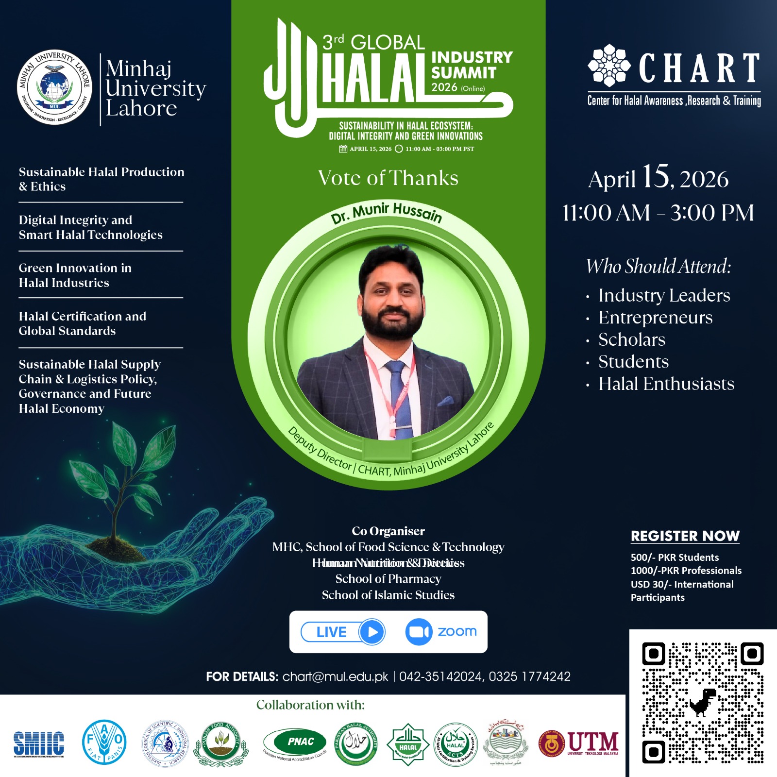 3rd Global Halal Industry Summit 2026 Vote of Thanks by Dr. Munir Hussain…