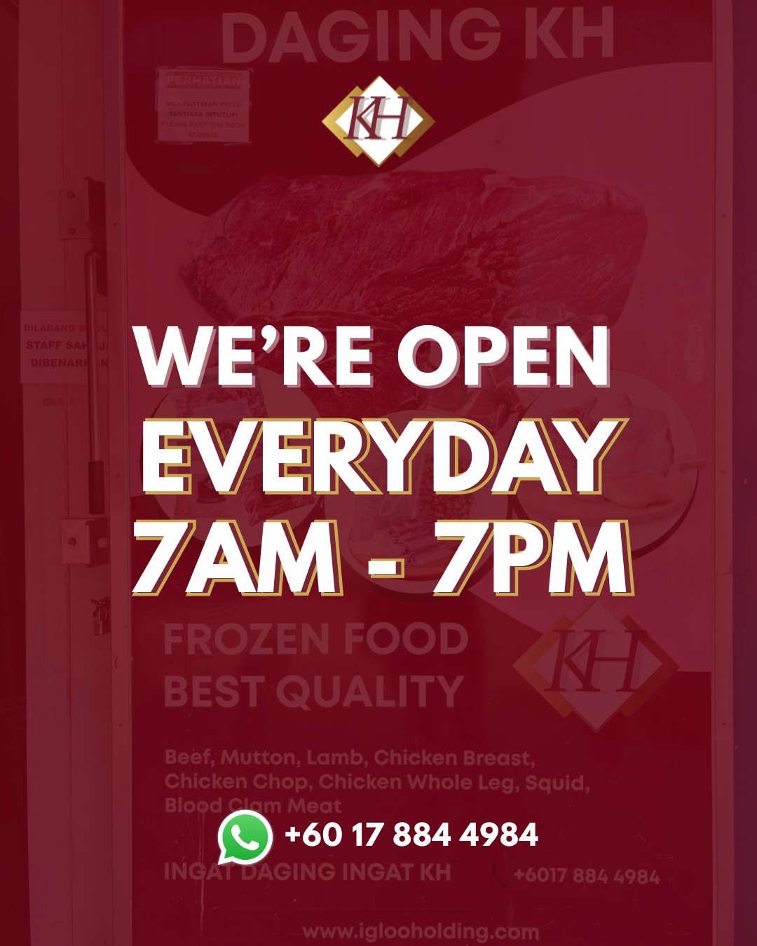 Assalamualaikum & Salam Sejahtera! 😀 . Hari ni kedai kami BUKA seperti biasa…