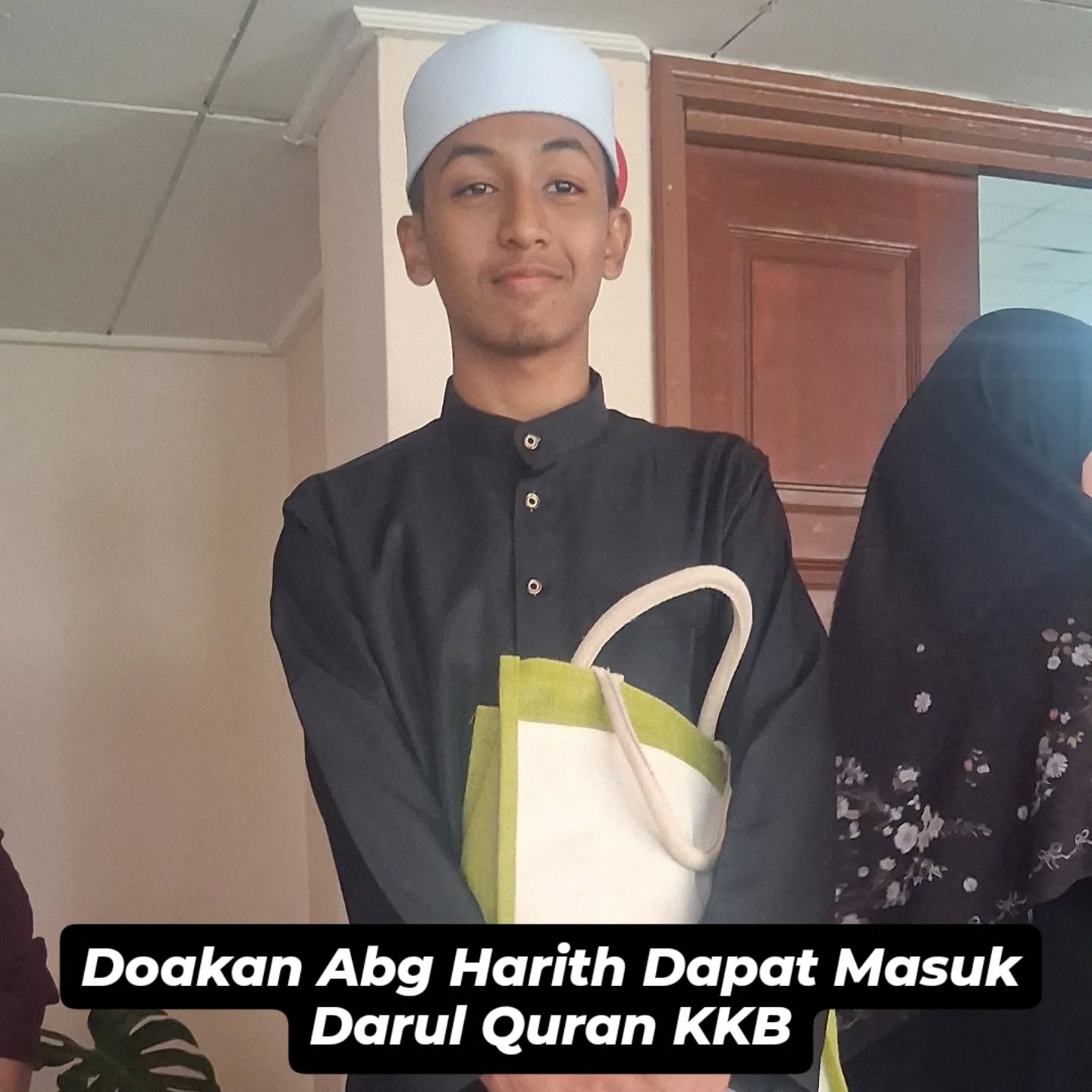 Doakan Abg Harith dapat Masuk Belajar di #DarulQuran #Jakim #KualaKubuBaru