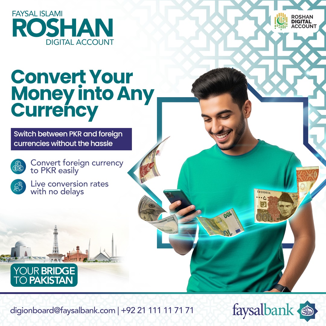 Simplifying foreign currency conversion, digitally. Faysal Islami Roshan…