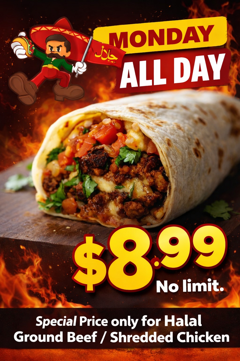 🌮 Weekly Specials at Señor Taco! 🌮 🌯💚 Suwanee’s ONLY 100% Halal Mexican…