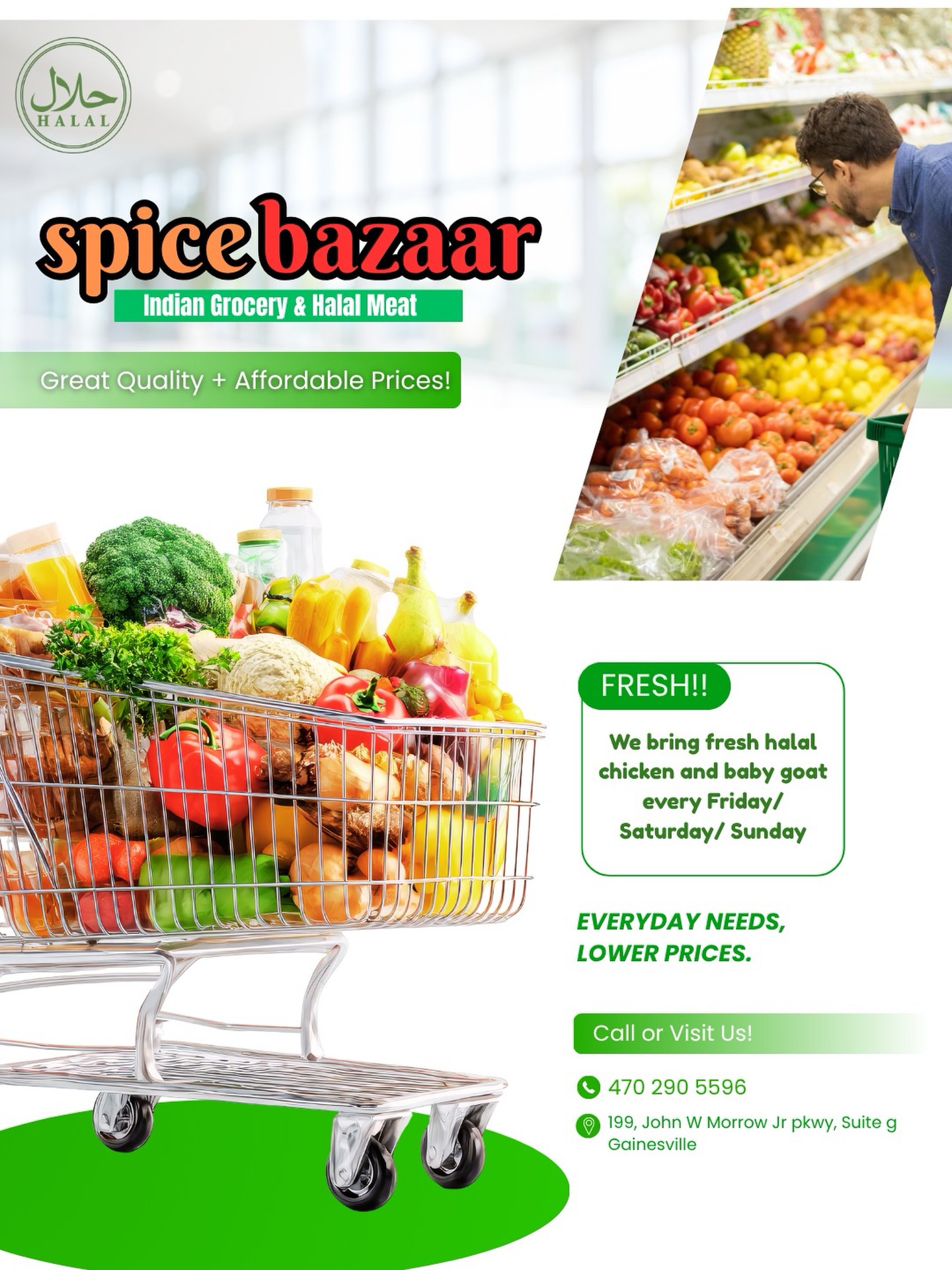 Spice Bazaar is your go-to for fresh & affordable grocery shopping! 🌶️🛍️ ✔️…