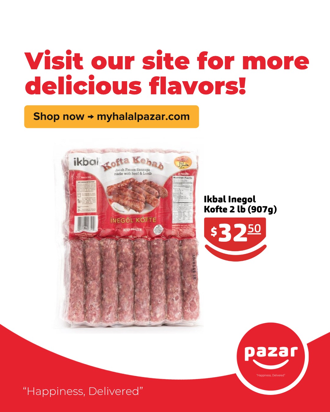 Bring authentic flavor to your table 🔥🍽️ Juicy, delicious İnegöl Köfte made…