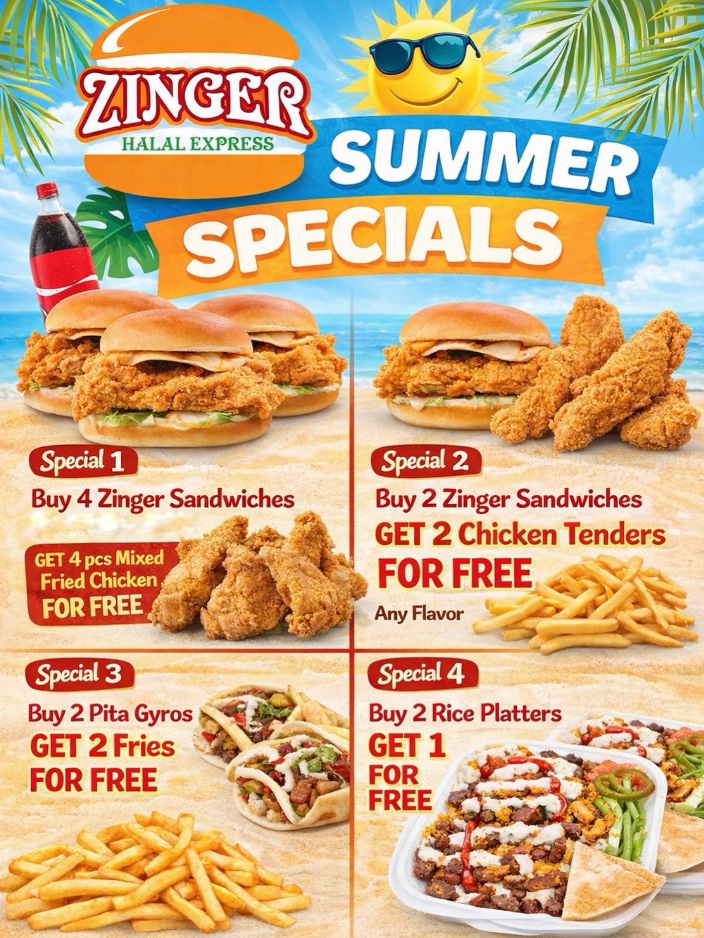 More food. More flavor. More FREE 😮‍🔥 That’s how we do summer…