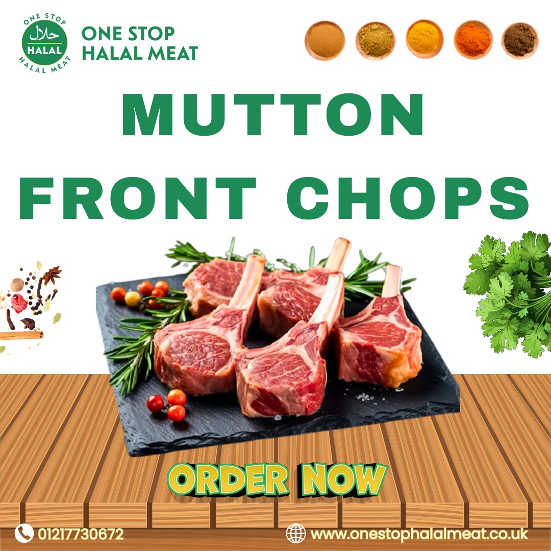 🥩 Fresh & Tender Mutton Front Chops – Perfect for Every Meal! 🔥 Juicy…