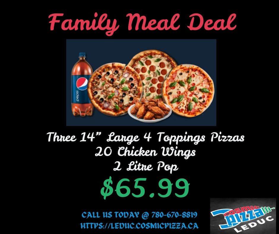 cosmic pizza_leduc 🚀 Happy Sunday Leduc! 🚀 Treat yourself today at Cosmic…