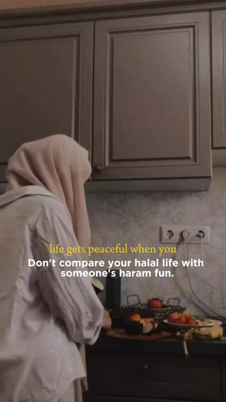 Peace comes with halal choices🤍 #islam #halal #life #deen #foryou