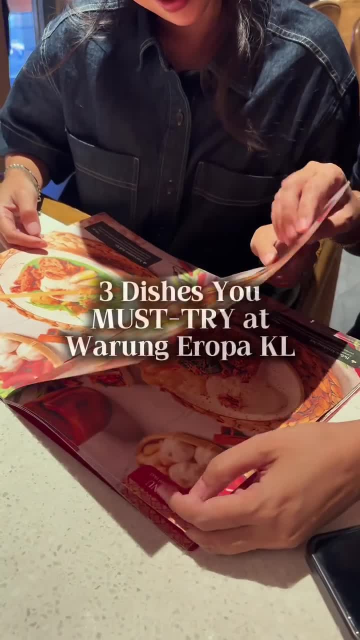 3 delicious dishes you MUST-TRY at Warung Eropa 👀✨ Come and try it for…