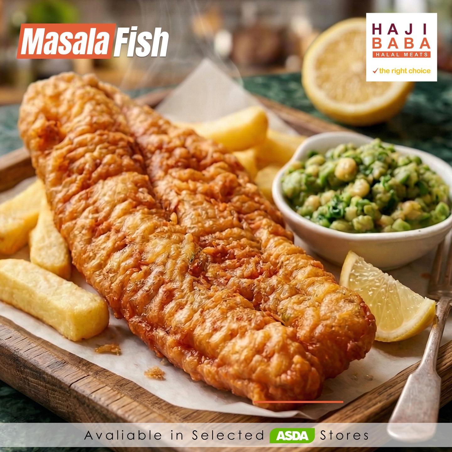 🔥 Crispy, spicy, and full of flavour! Our Masala Fish is perfectly coated with…