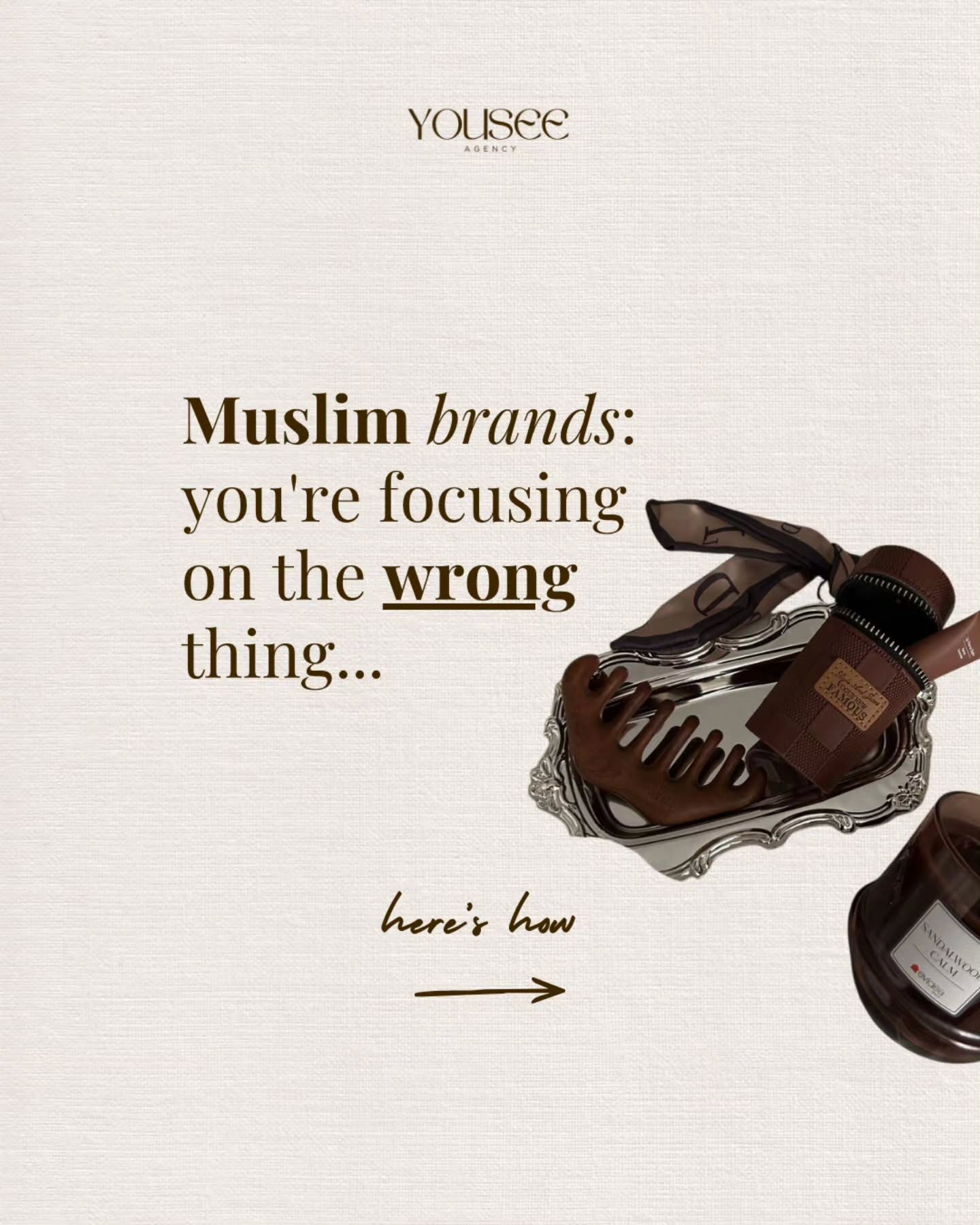 Most Muslim brands aren’t struggling because of their product. They’re…