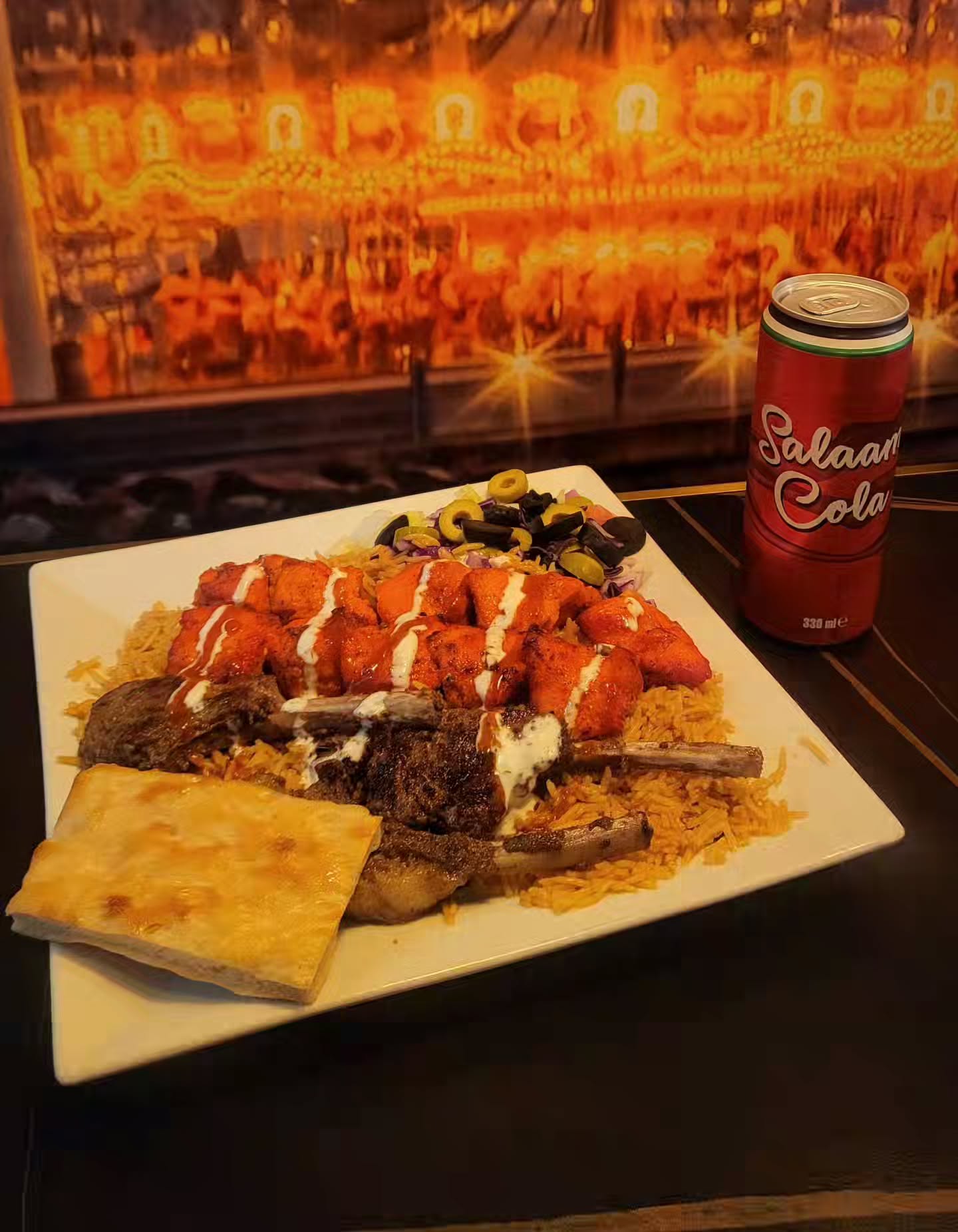 The classic chicken tikka and lamb chop combo #newbusiness #newariakabab…