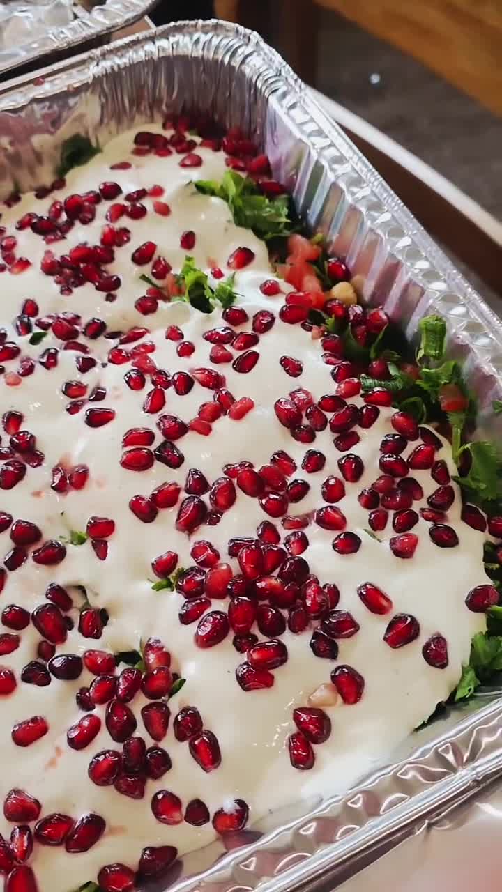 Signature chickpea salad 🥗 #catering #plainfield #halalfood #chicago…