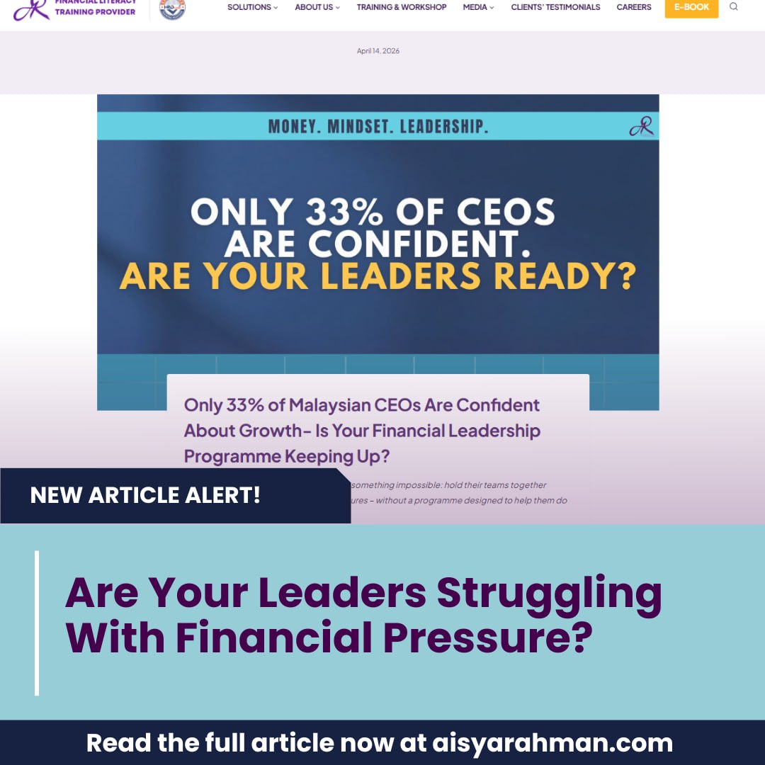 Only 33% of Malaysian CEOs are confident about growth. So ask yourself, are…