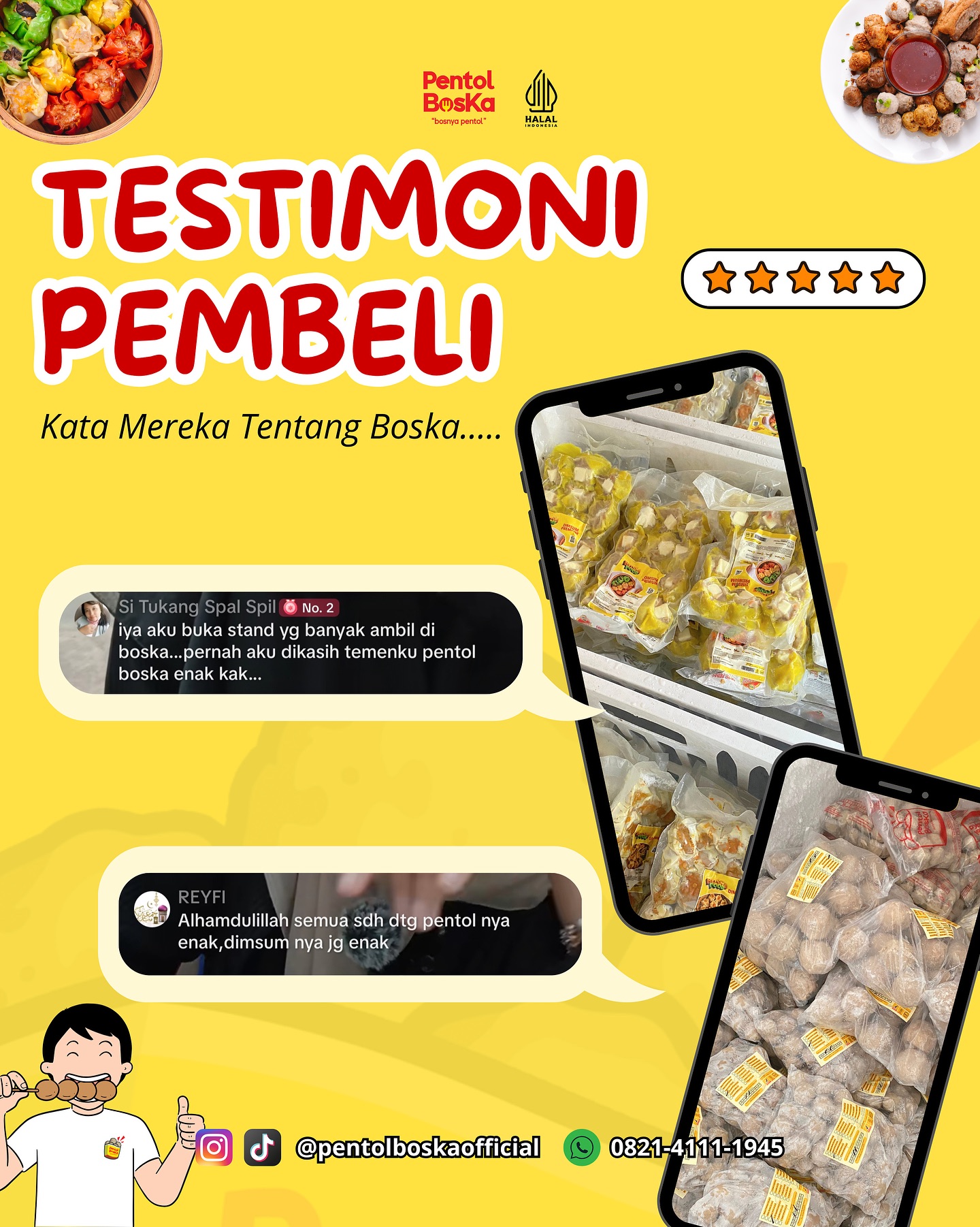 Bukan kata kita, tapi kata mereka 😍 Udah ratusan pelanggan puas dengan rasa &…