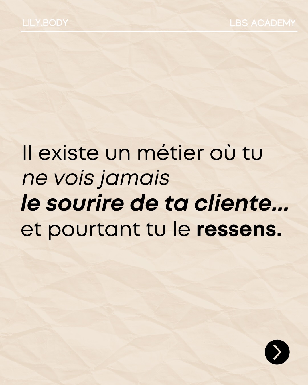La personnalisation c’est pas juste un business. C’est un métier qui te…