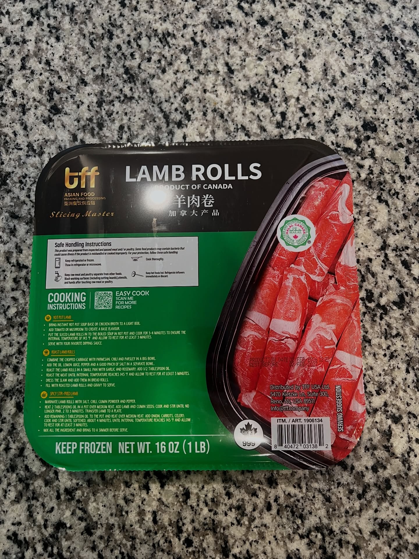 Costco Duluth just dropped halal lamb rolls (brisket) —perfect for at home…