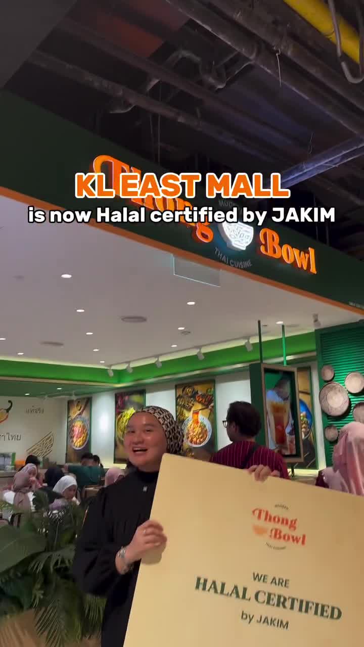 Alhamdulillah! Great news everyone 🤍 Thong Bowl KL East Mall is now HALAL…