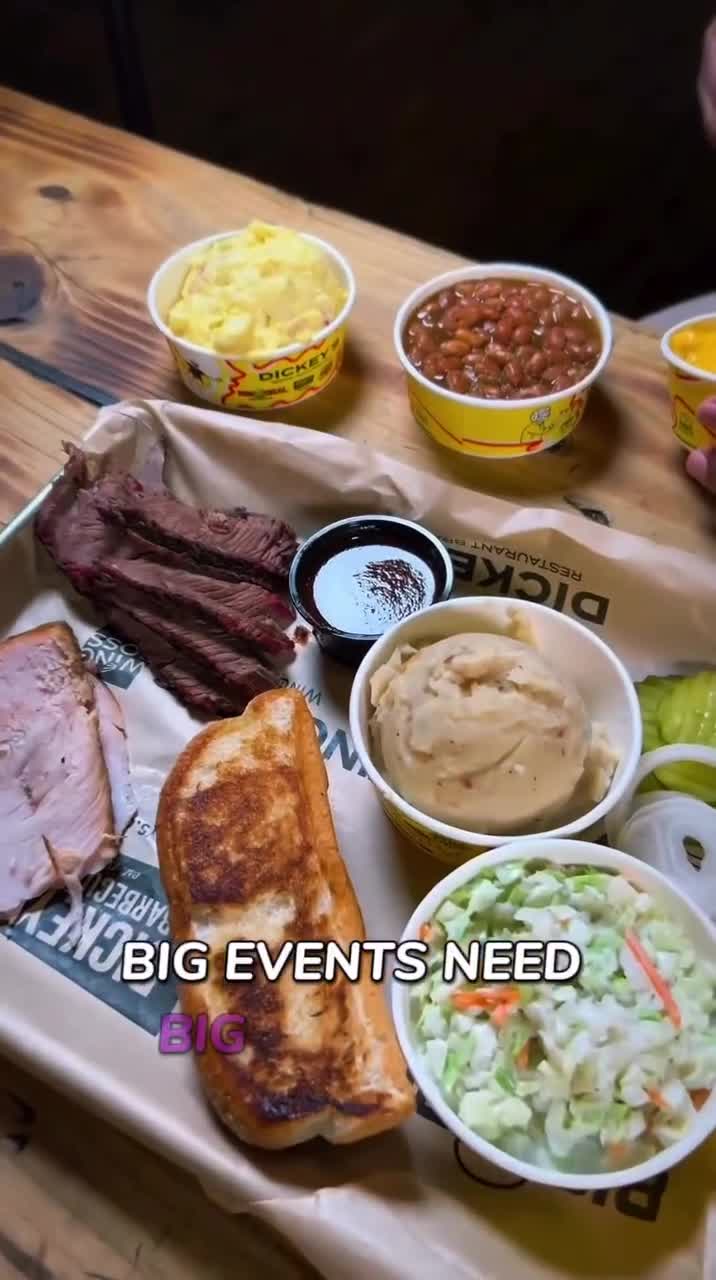Let Dickey’s handle the food We are skip now your stress for every event,party…