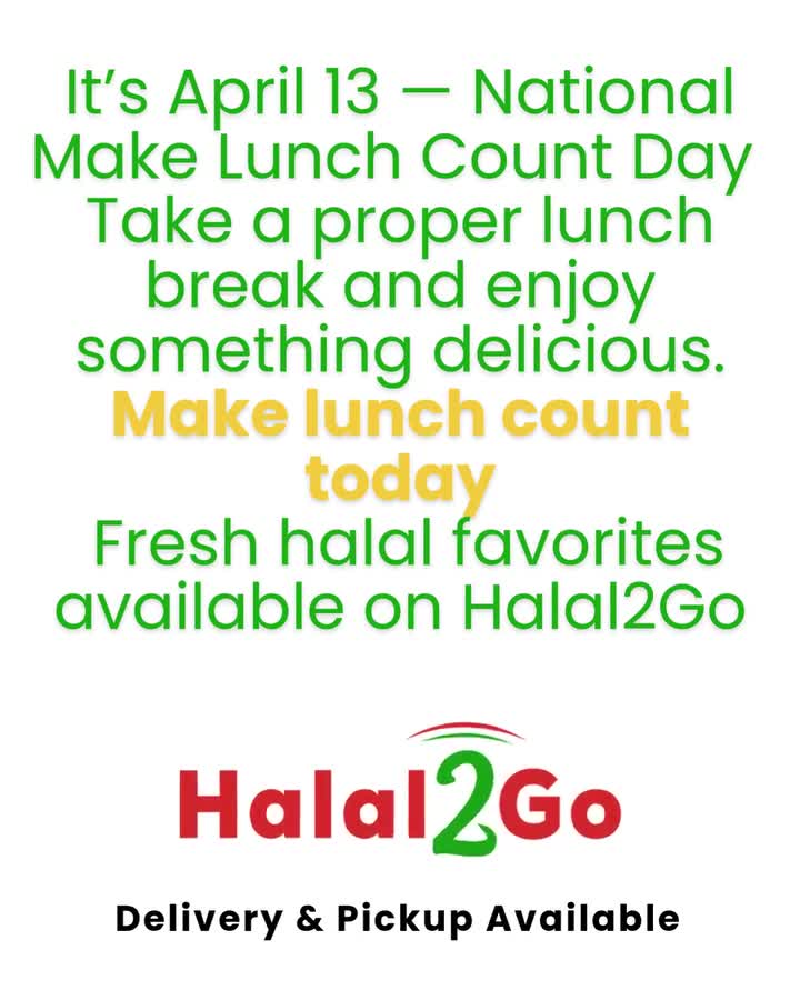 Lunch deserves better today Celebrate National Make Lunch Count Day with fresh…