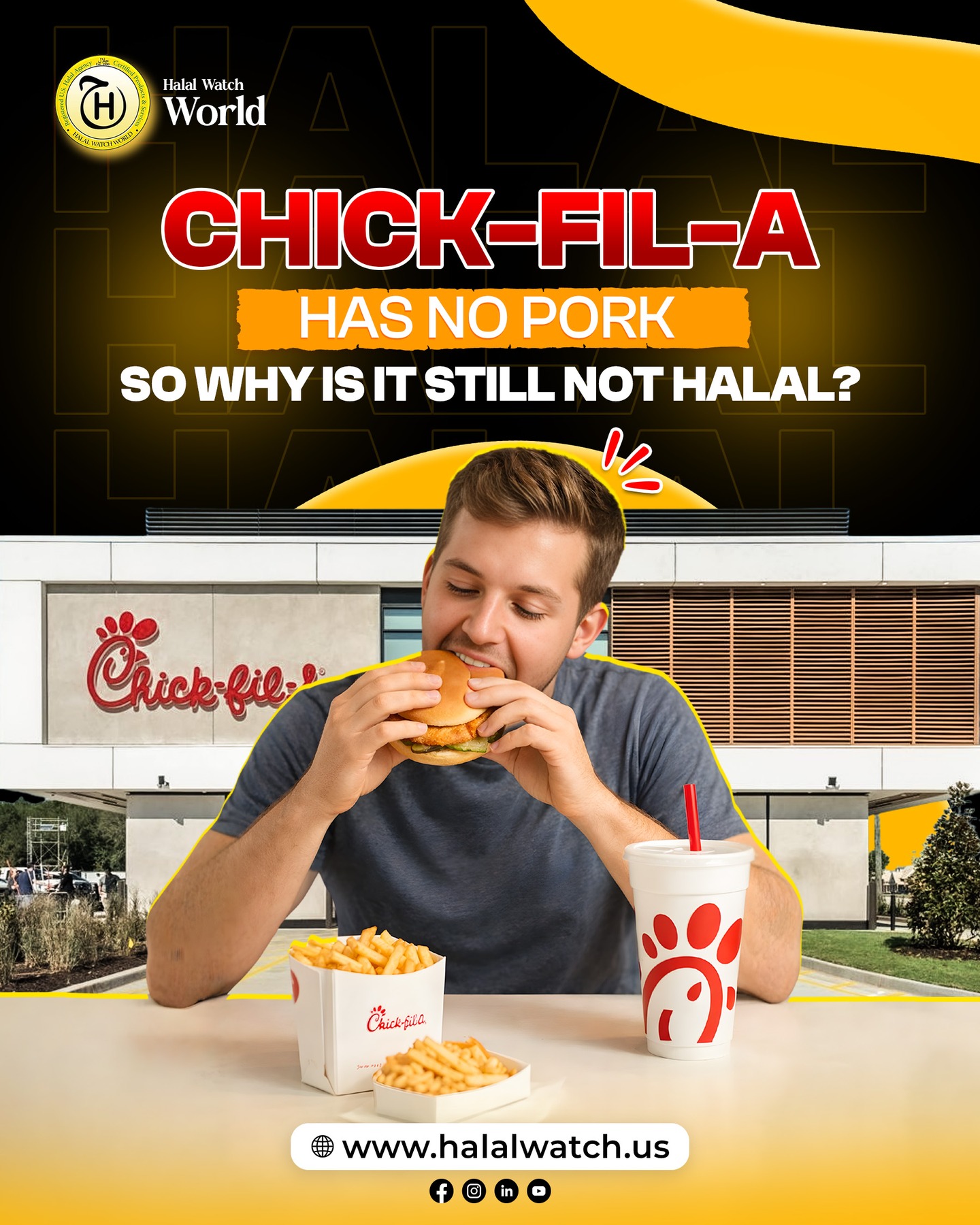 Chick-fil-A Has No Pork — So Why Is It Still Not Halal? Chick-fil-A is one of…