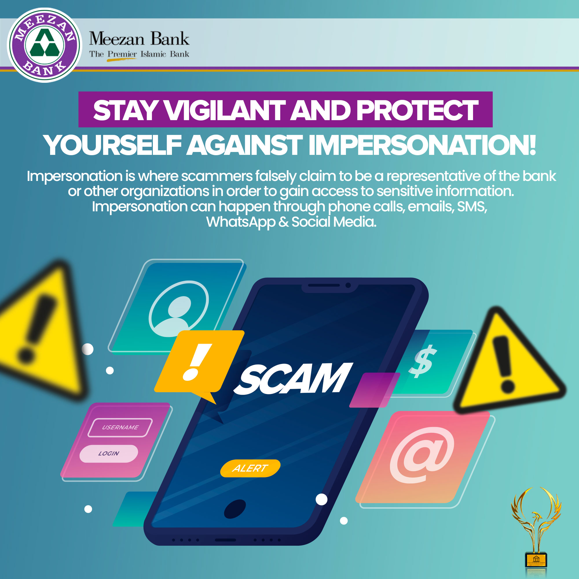 Stay safe from impersonation scams and protect your confidential information…