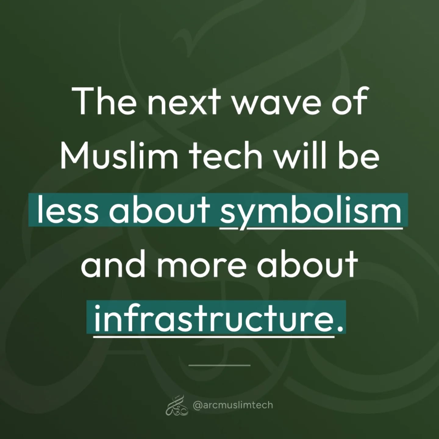 The future of Muslim tech is trust. #muslimtech #fintech #islamicfinance